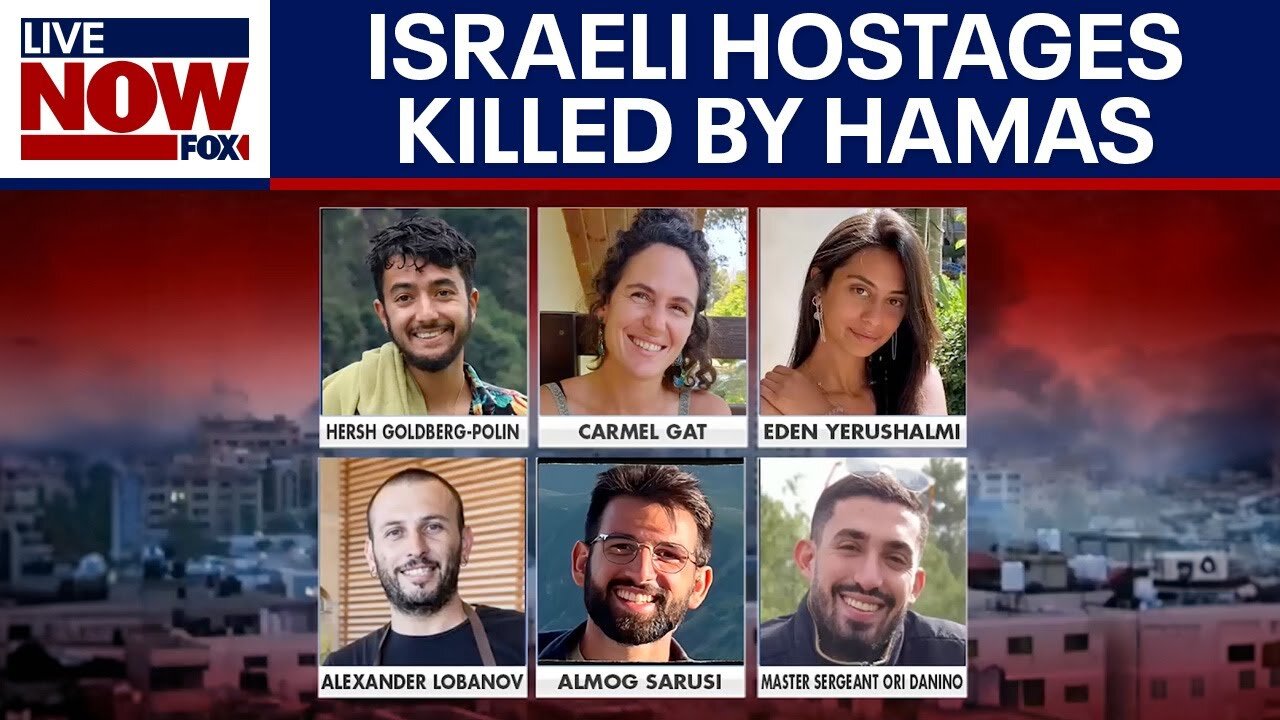 Israel war: 6 hostages killed by Hamas, funeral held for Hersh Goldberg-Polin | LiveNOW from FOX