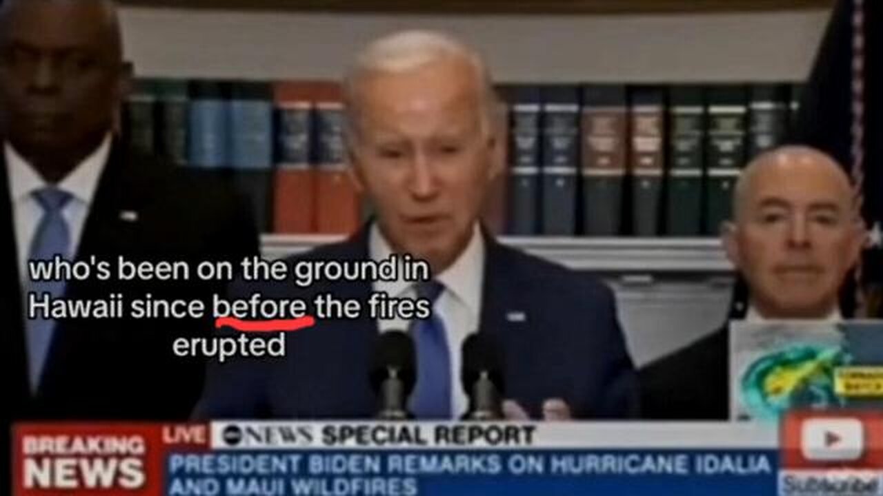 Did he just ADMIT the fire was planned?