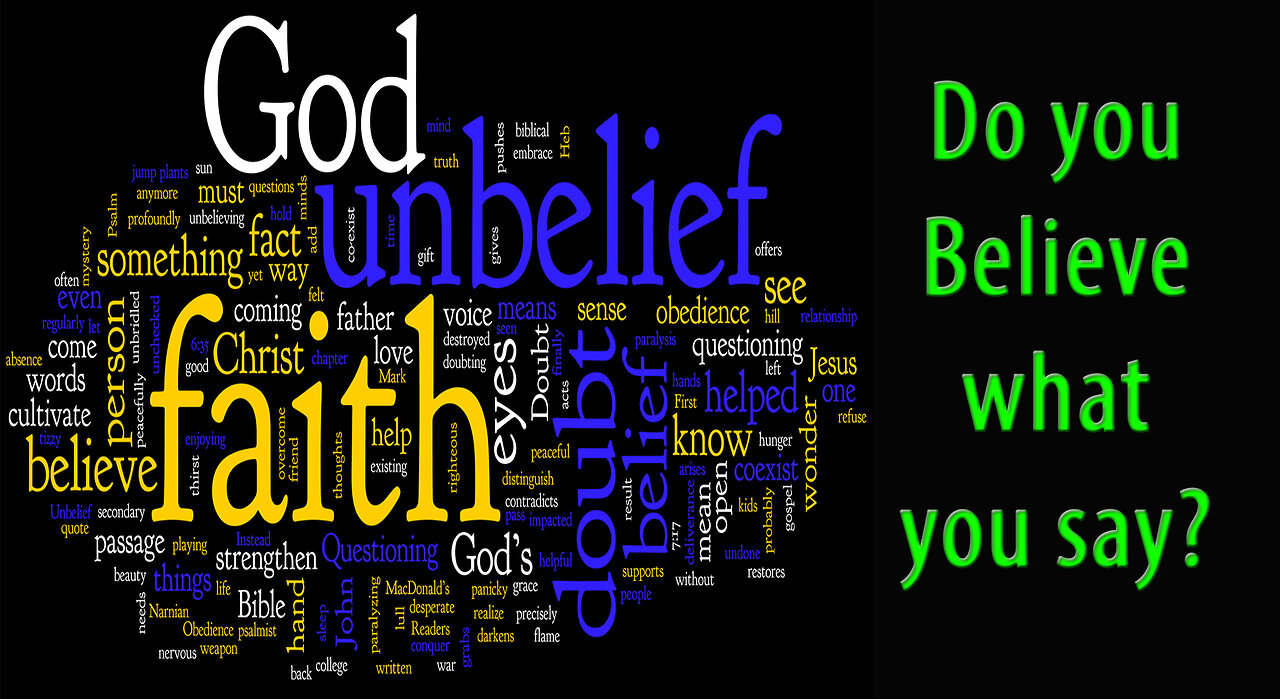 Do You Believe What You Say? - Dr. Larry Ollison