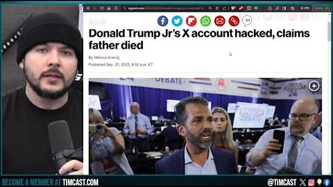 DONALD TRUMP JR HACKED, POSTS HILARIOUS NONSENSE, DEMOCRATS RAMP UP DISINFO CAMPAIGN TO CHEAT 2024