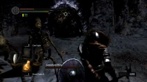 Dark Souls - Defeating Gravelord Nito NG+1