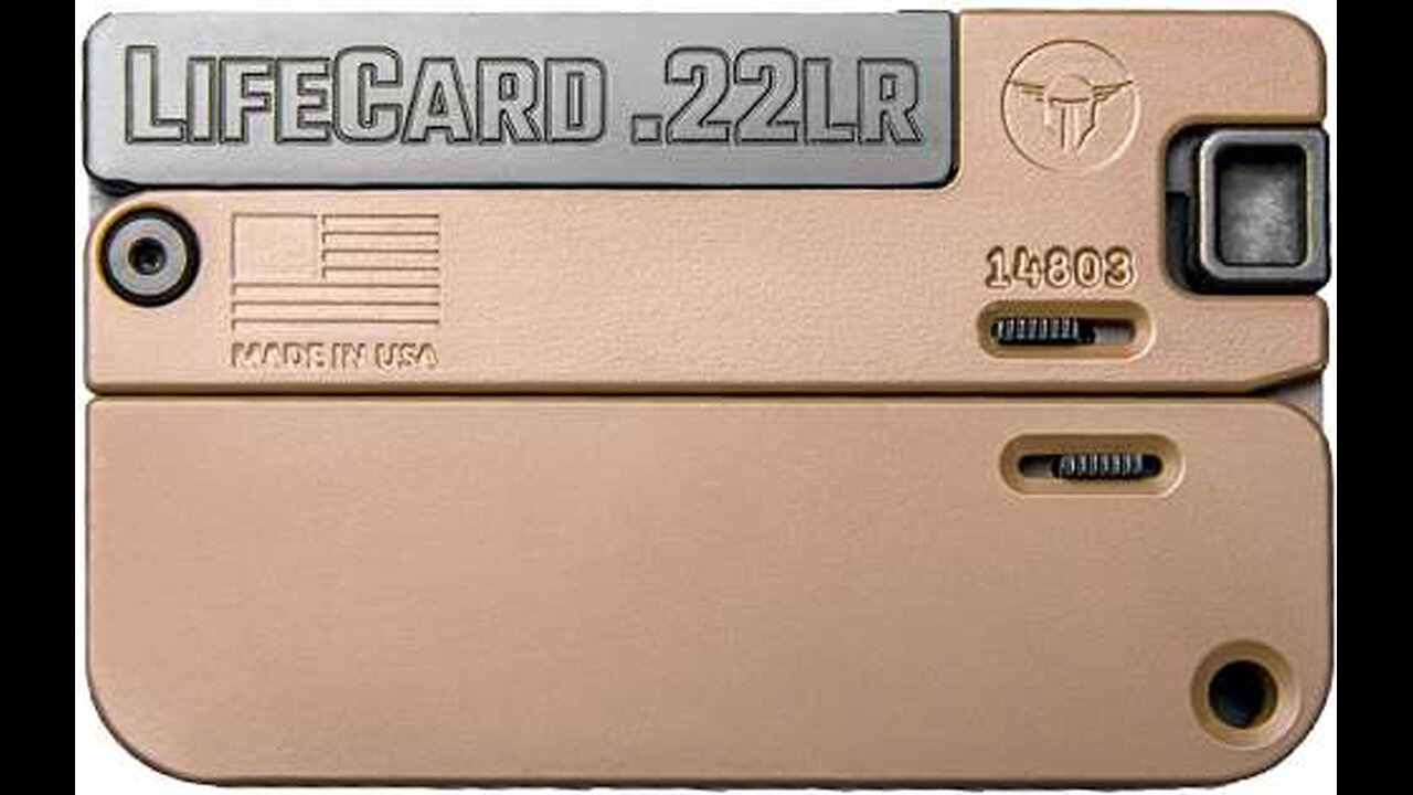 Trailblazer Firearms Lifecard (Credit Card Size 22LR Pistol) - FirearmsGuide.com at the SHOT Show