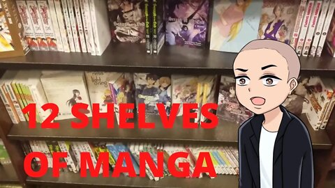 Manga Has 12 Shelves in Barnes and Nobles- Comic Books Only 4 Shelves