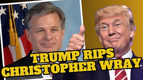 FBI Director Chris Wray Announces Resignation and President Trump Response