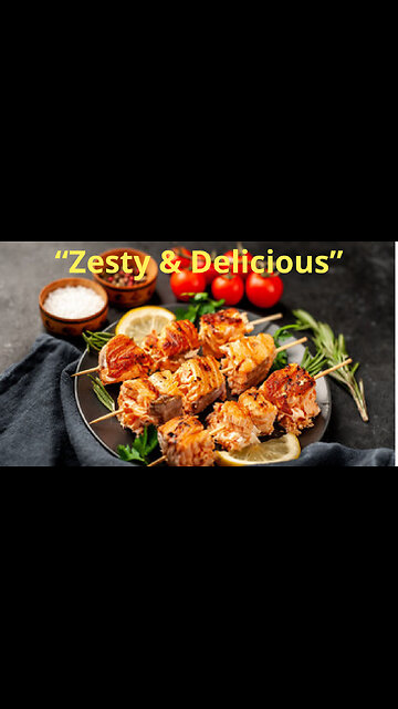 Grilled Salmon with Zesty Lemon Dill Glaze