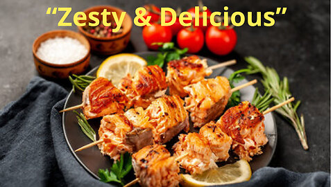Grilled Salmon with Zesty Lemon Dill Glaze