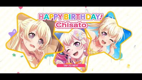 Niver da Chisato-chan/Chii-chan em BD!GBP! e.e