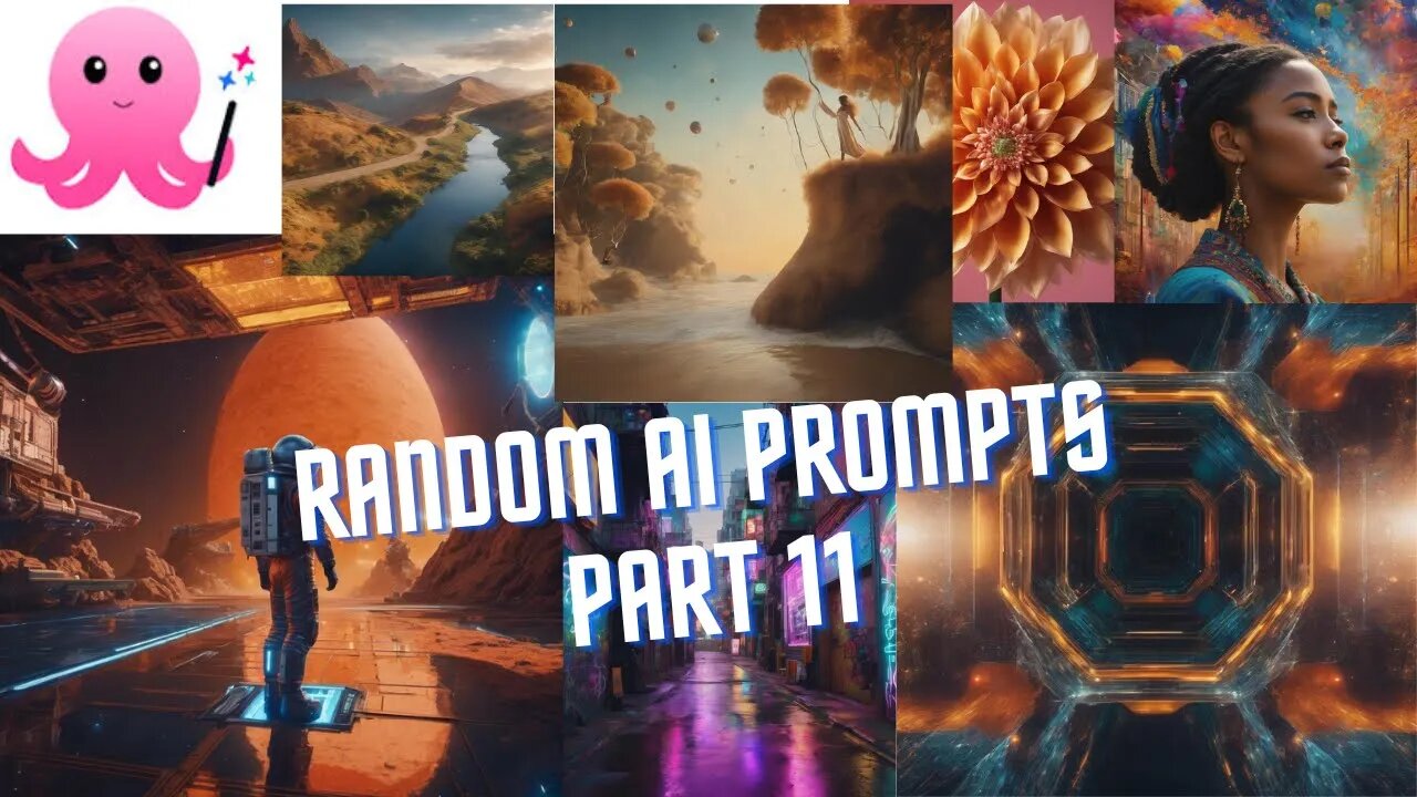 RANDOM AI ART PROMPTS #ai #aiart part 11 #future