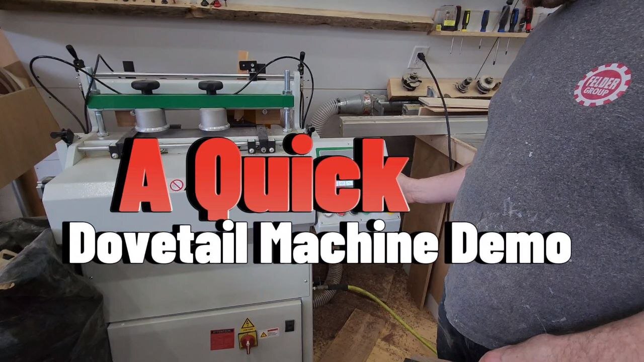 OMEC 650A dovetail machine demo