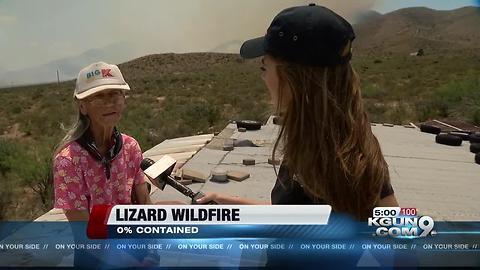 Lizard Fire causes evacuations in Dragoon