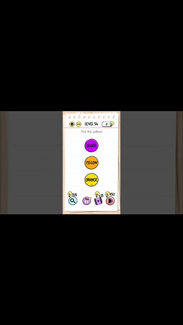 Brain Test Tricky Puzzles Level 54 Pick the red color!