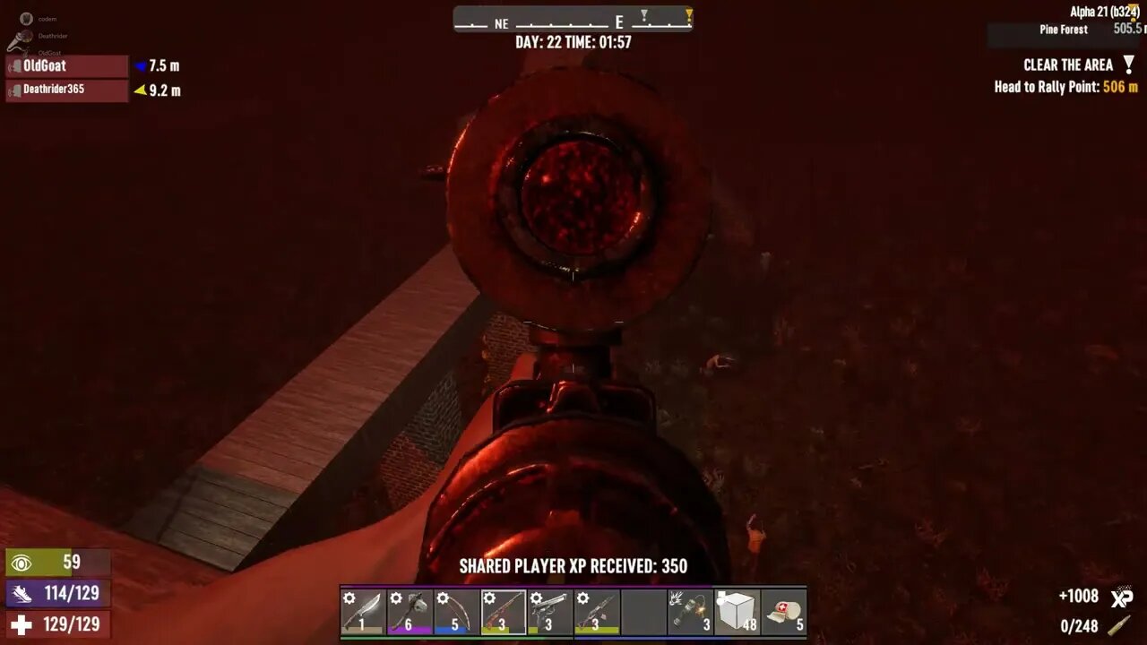 Two Old Goats vs Zombies - Horde Day 21 | 7 Days To Die | Alpha 21.0 - Our Base Defense