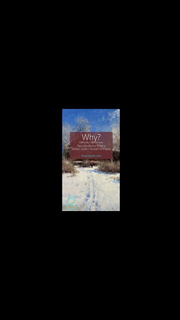 Why? -Level 1 - Russian-to-English #shorts