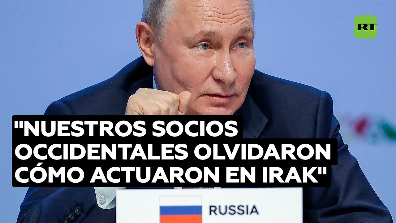 Putin afirmó que a los países de Occidente no les importa la Carta de la ONU