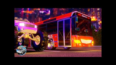 Wheels On The Bus + Street Vehicles Nursery Rhyme for Kids by Speedies