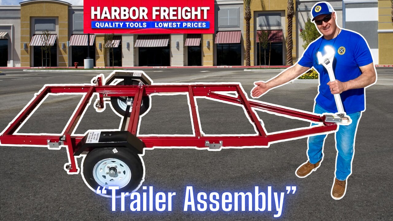 Harbor Freight Folding Trailer- Assembly