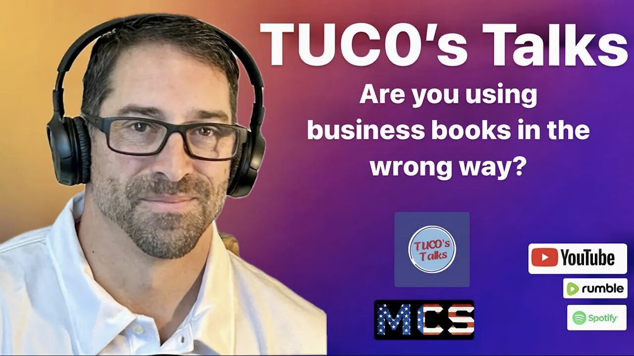 TUC0's Talks Episode 19: How to use great business books and the dangers of getting it wrong