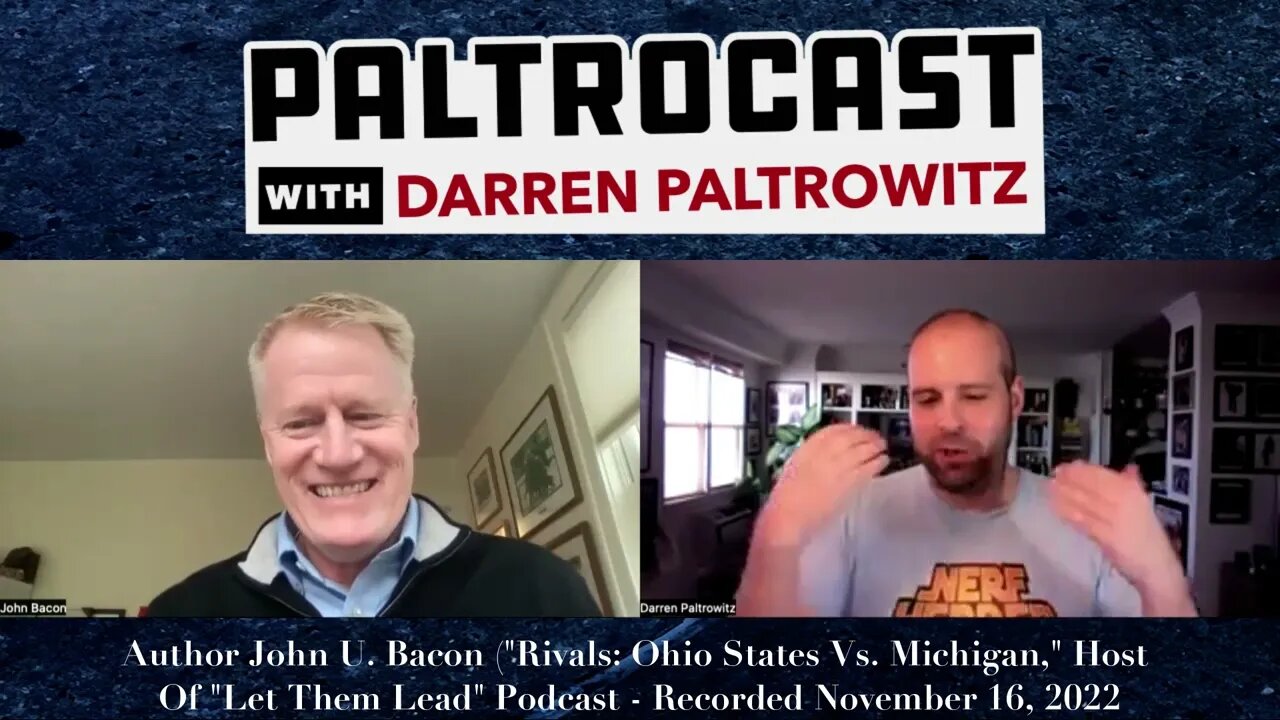 John U. Bacon On "Rivals: Ohio State Vs. Michigan," "Jeopardy" & If He's Good To Bring To Trivia