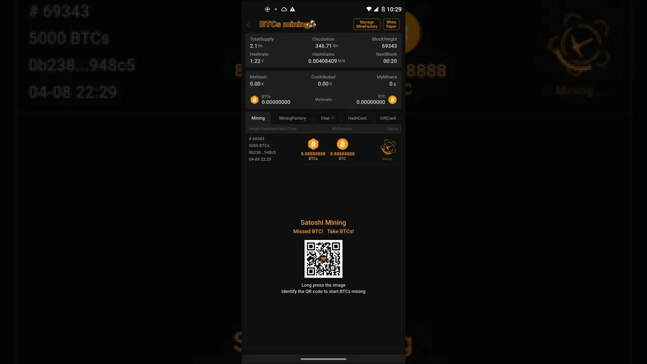 satoshis BTCs mining app 2022 showing why U need to join this crypto/cryptocurrency mining app today