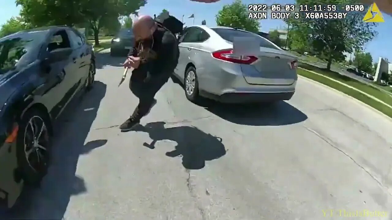 Bodycam video shows Naperville police officer fatally shoot hatchet wielding attacker