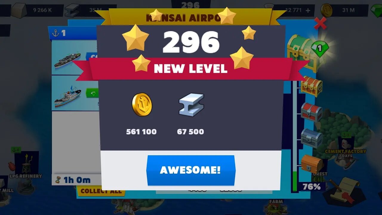 Seaport Level 295 gameplay