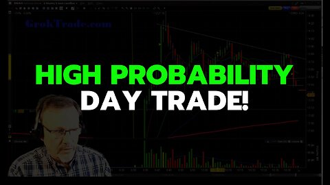 Low Adrenaline But HIGH PROBABILITY Day Trade! - Day Trading Strategy