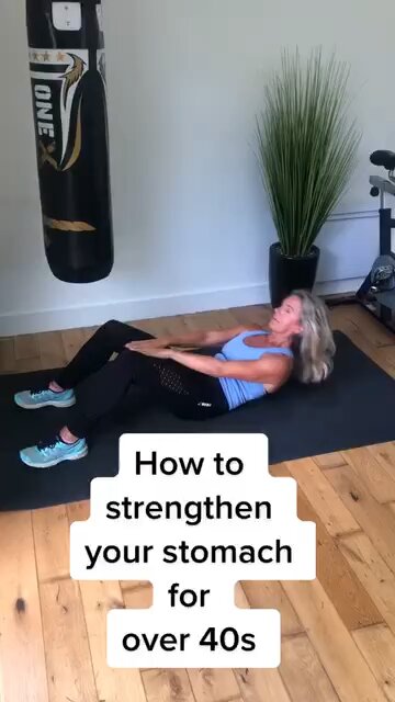 Want to work your stomach muscles? Try this core routine