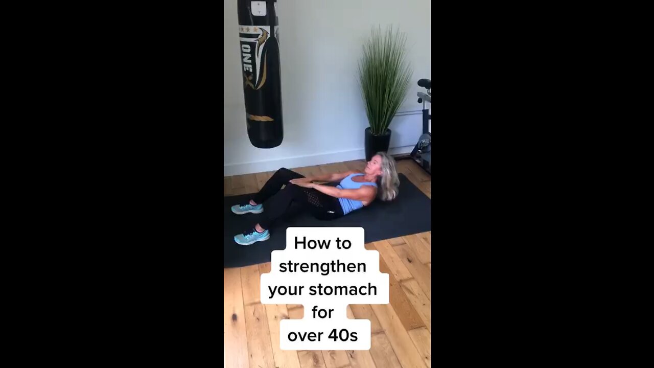 Want to work your stomach muscles? Try this core routine