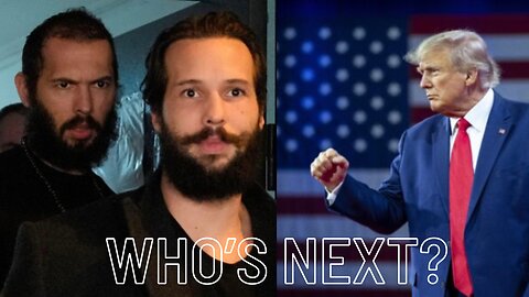 They got the Tate brothers now they’re going after Donald Trump who is next? Why are they doing it?