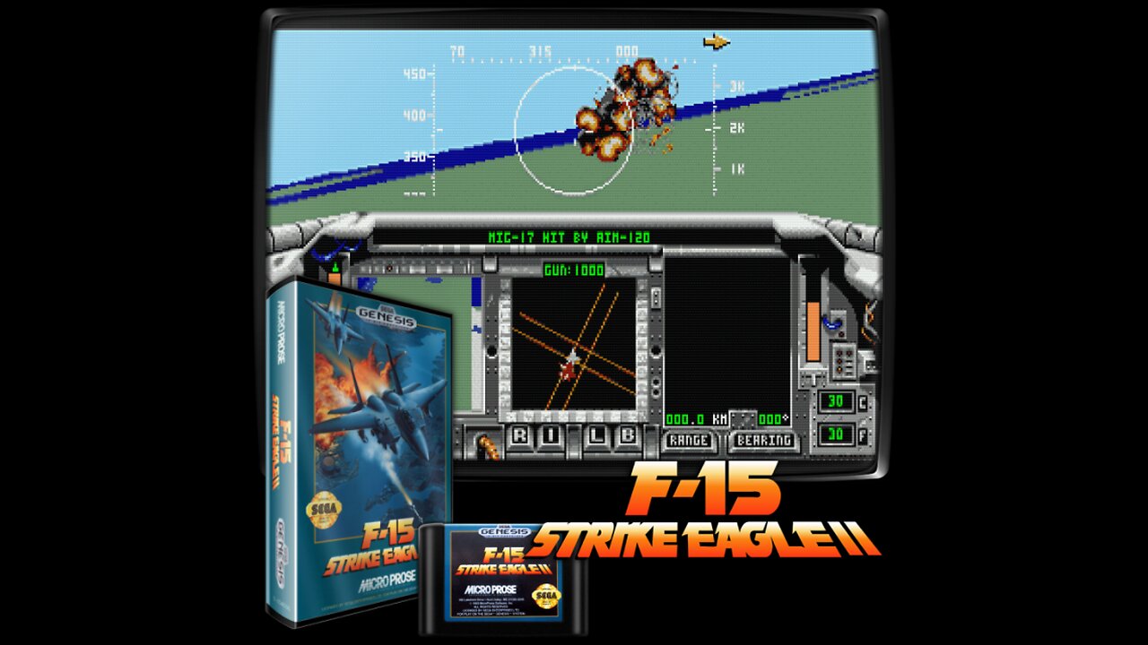 F-15 Strike Eagle II - rom - megadrive - link direct