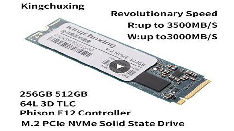 SSD M2 512GB NVMe M2 Kingchuxing da china - teste