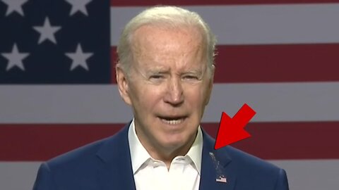 Biden gets pooped on by a bird during inflation speech 😆