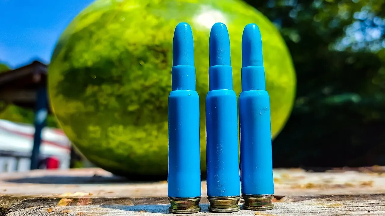 Blue Ammo vs Watermelon 🍉🍉🍉