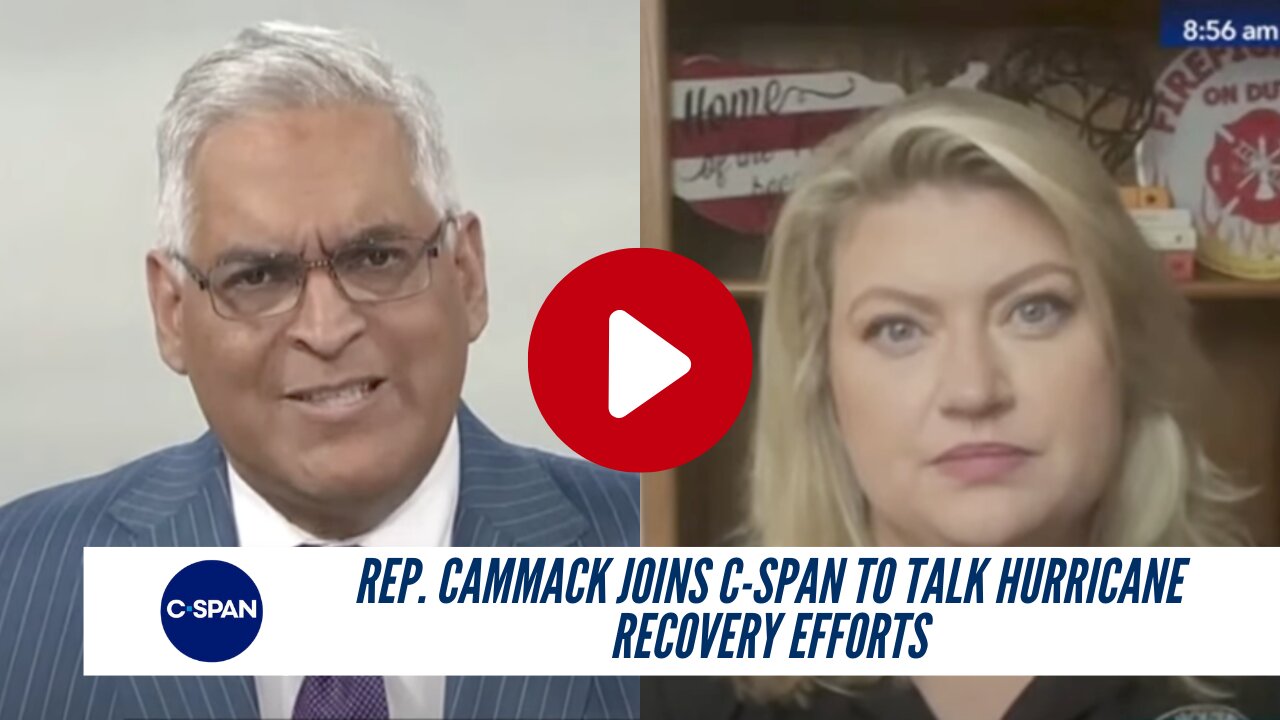 Rep. Cammack Joins C-SPAN To Talk Hurricane Recovery Efforts