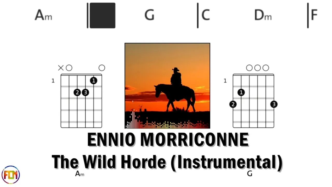 ENNIO MORRICONNE The Wild Horde FCN GUITAR CHORDS & LYRICS INSTRUMENTAL