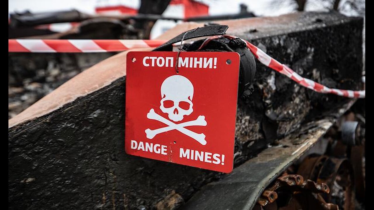 These minefields stop Russian tanks near Berdychi