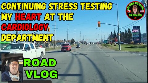 Making my way to the heart department of the hospital for my heart stress test - Part 2