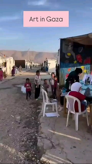 In Gaza Palestine yet they manage to still do something they enjoy! Beautiful background music