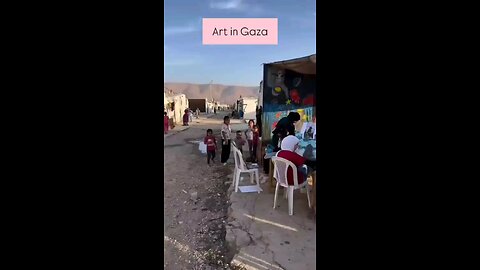 In Gaza Palestine yet they manage to still do something they enjoy! Beautiful background music