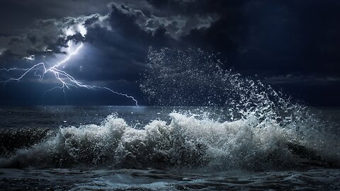 Ocean Waves Rain & Green Noise Sleep Lucid Dream Powerful Hypnotic Soothing Relax Meditation