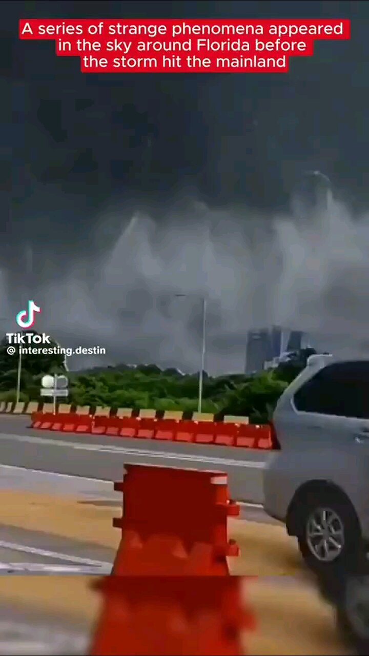 Hurricane Milton Strange Weather Phenomena just before Milton Hit