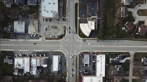 Drone Intersection Timelapse