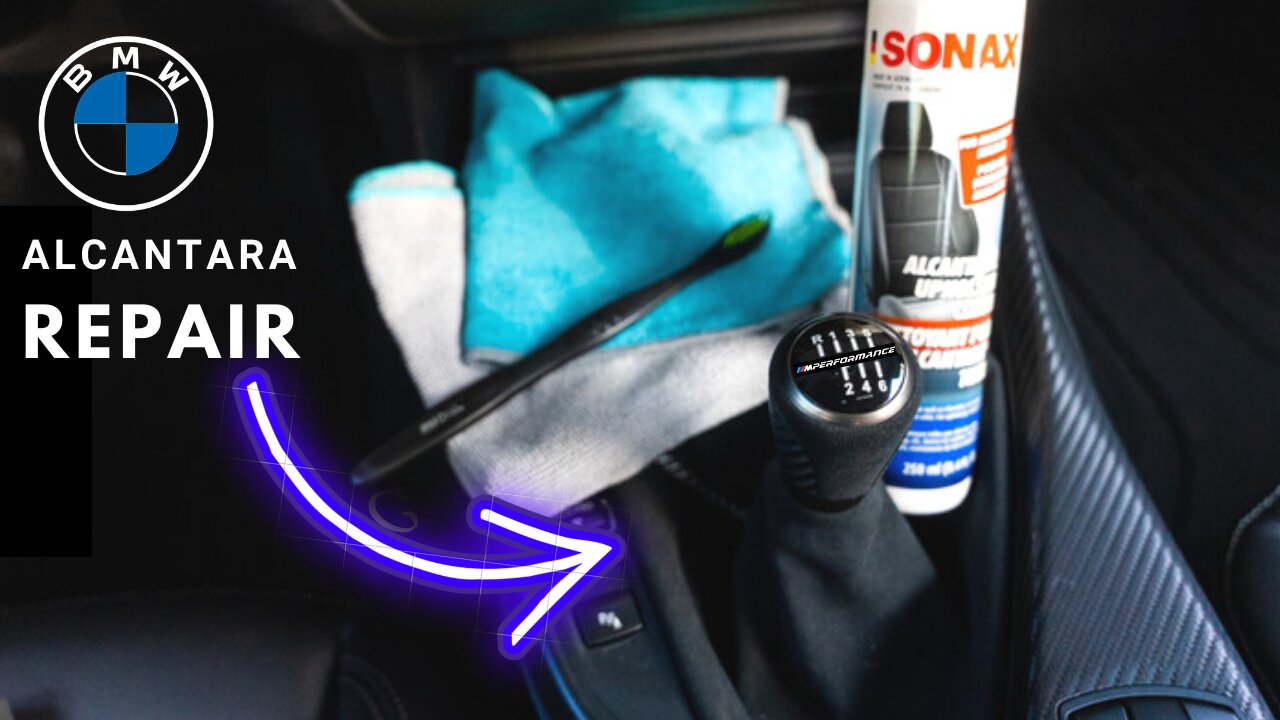 BMW Alcantara Detail & Repair | Sonax Alcantara Cleaner