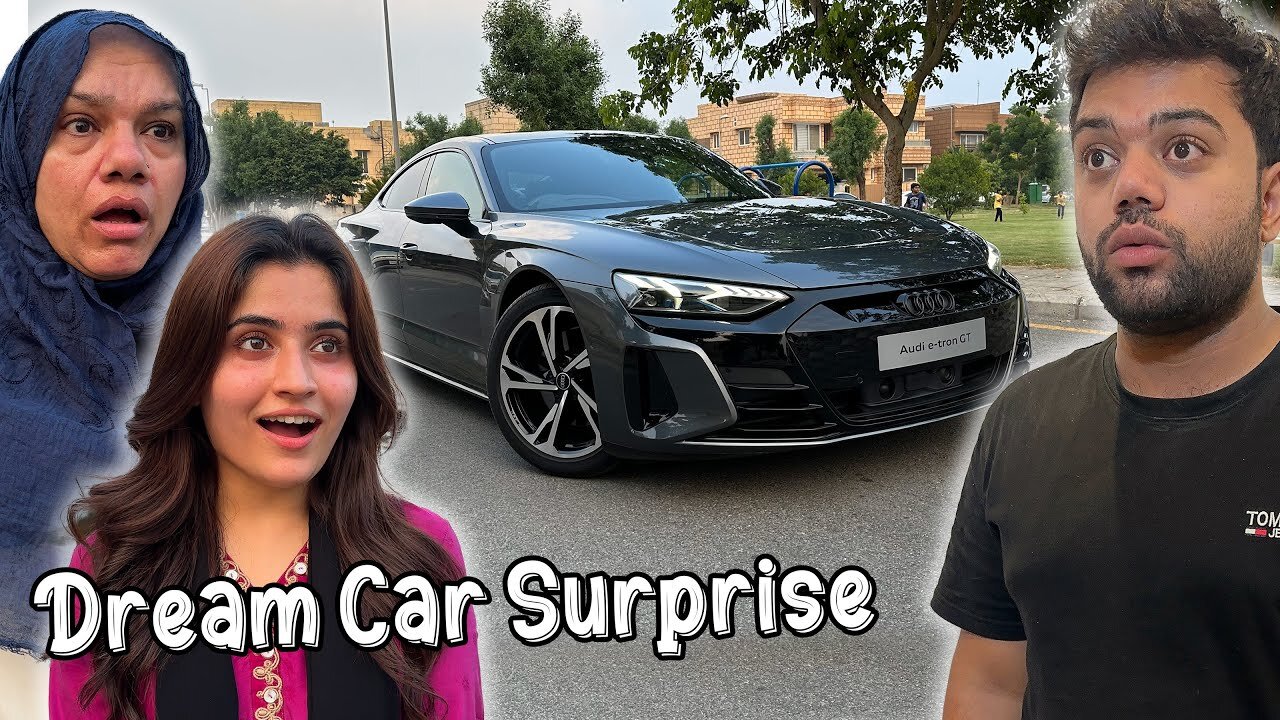 Surprising My Family With My Dream Car | Emotional | Audi E-tron GT