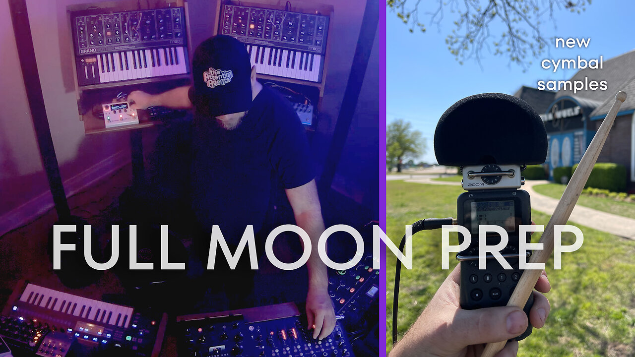 Full Moon Jam - Enjoying my latest Cymbal Samples