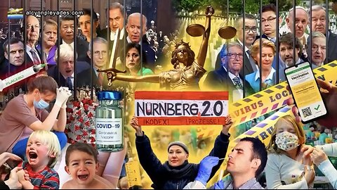 Alcyon Pleyaden: Nürnberg 2.0, Verantwortliche Covid Völkermord, Pfizergate, PCR, WHO (2024)