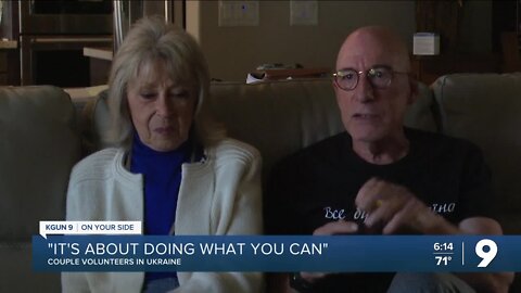 "It's about doing what you can" Arizona couple volunteers in Ukraine