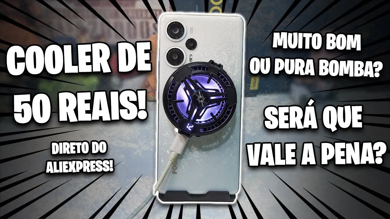 COMPREI O COOLER DE 50 REAIS DO ALIEXPRESS! | SERÁ QUE FUNCIONA? Cooler SL10 Aliexpress