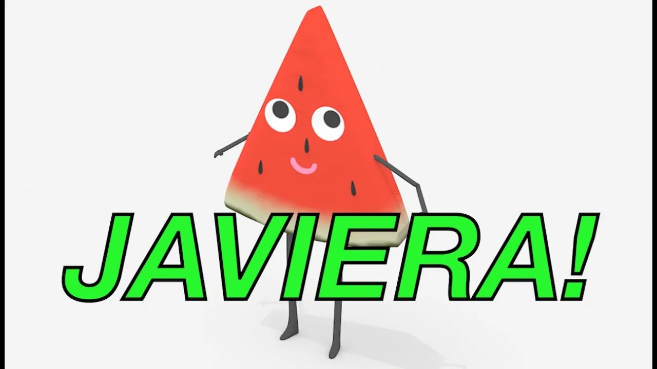 Happy Birthday JAVIERA! - WATERMELON Birthday Song