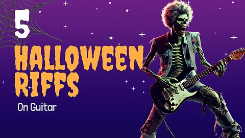 5 Halloween Riffs on Guitar